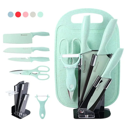 Set X7 Cuchillos Acero Inoxidable