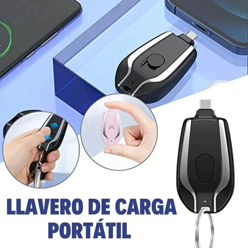 Llavero cargador portatil