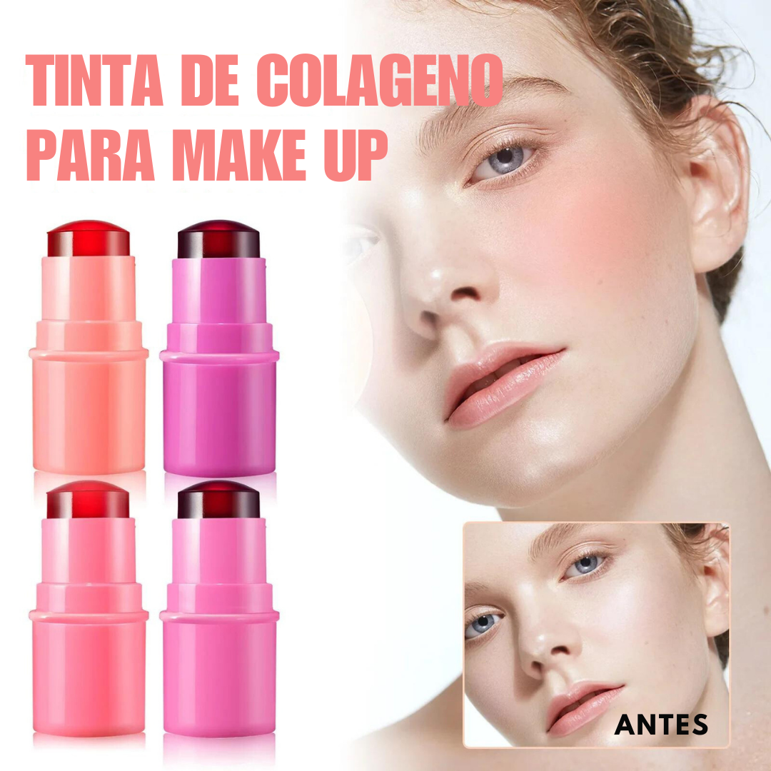 💄Jelly Blush Milk- Tinta de gelatina con colageno y niacinamida x4🫦+ curso profesional de maquillaje.