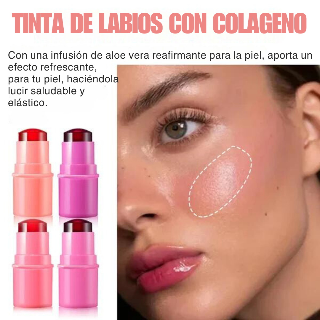 💄Jelly Blush Milk- Tinta de gelatina con colageno y niacinamida x4🫦+ curso profesional de maquillaje.