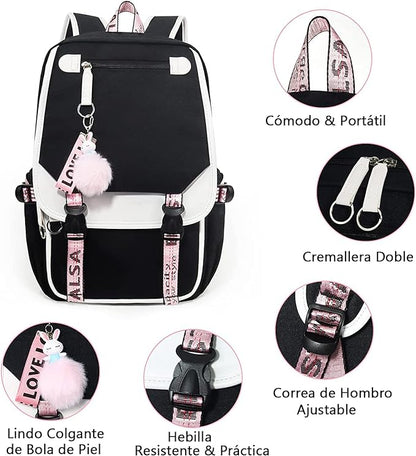 Mochila con puerto USB 🎒