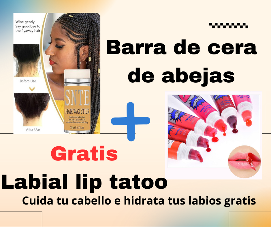 Barra de cera de abejas para el cuidado del cabello + obsequio gratis