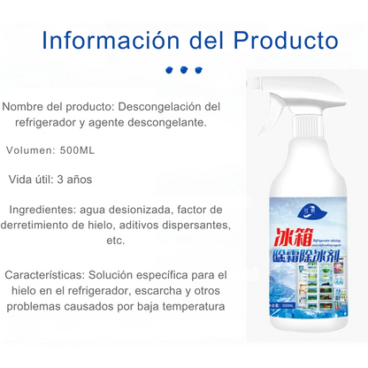 Spray deshielo y descongelación para frigorífico