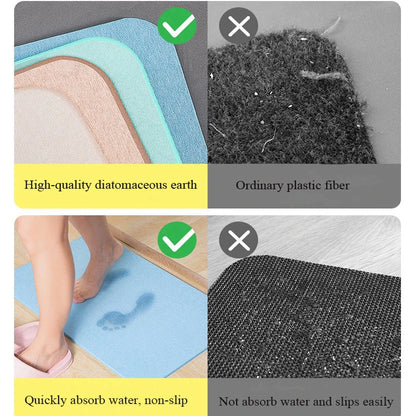 Tapete para baño super absorbente