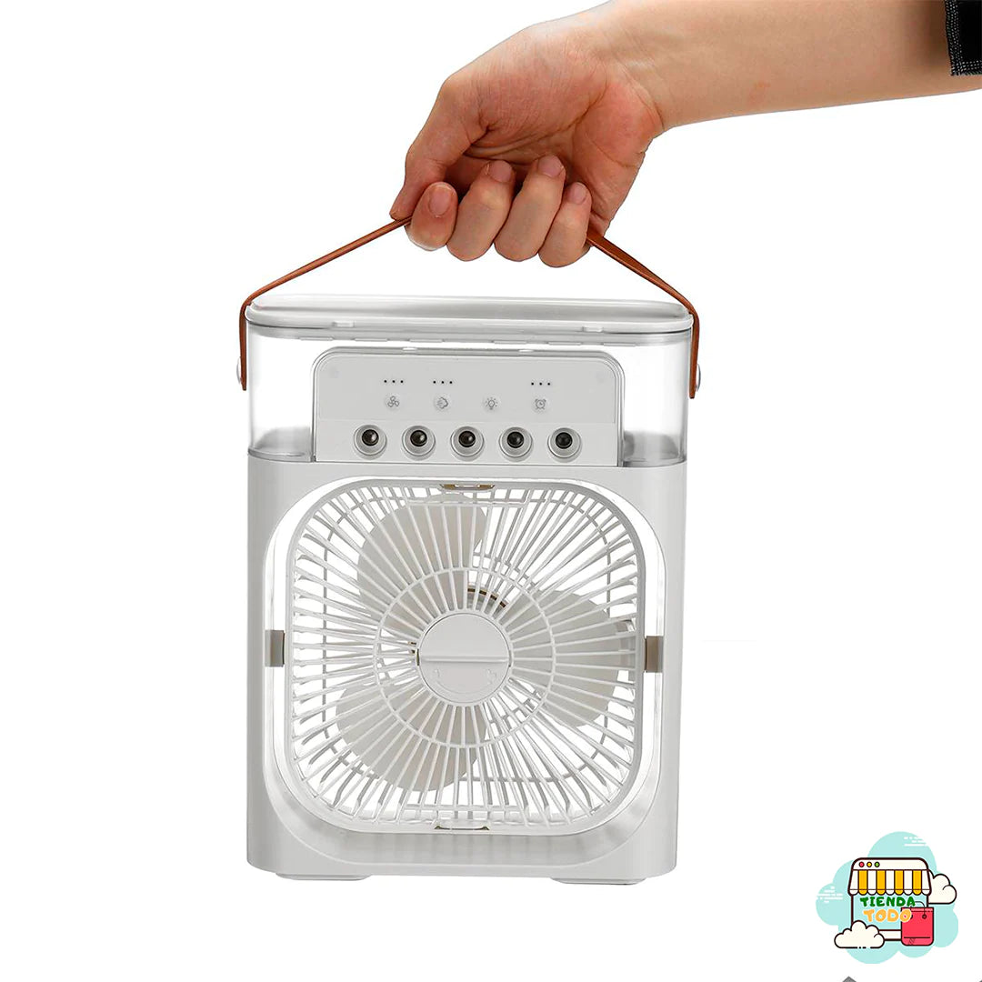 MINI AIRE ACONDICIONADO HUMIDIFICADOR 65% de descuento