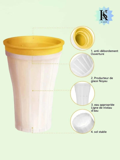 Vaso para hacer granizados