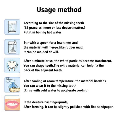 Resina dental invisible