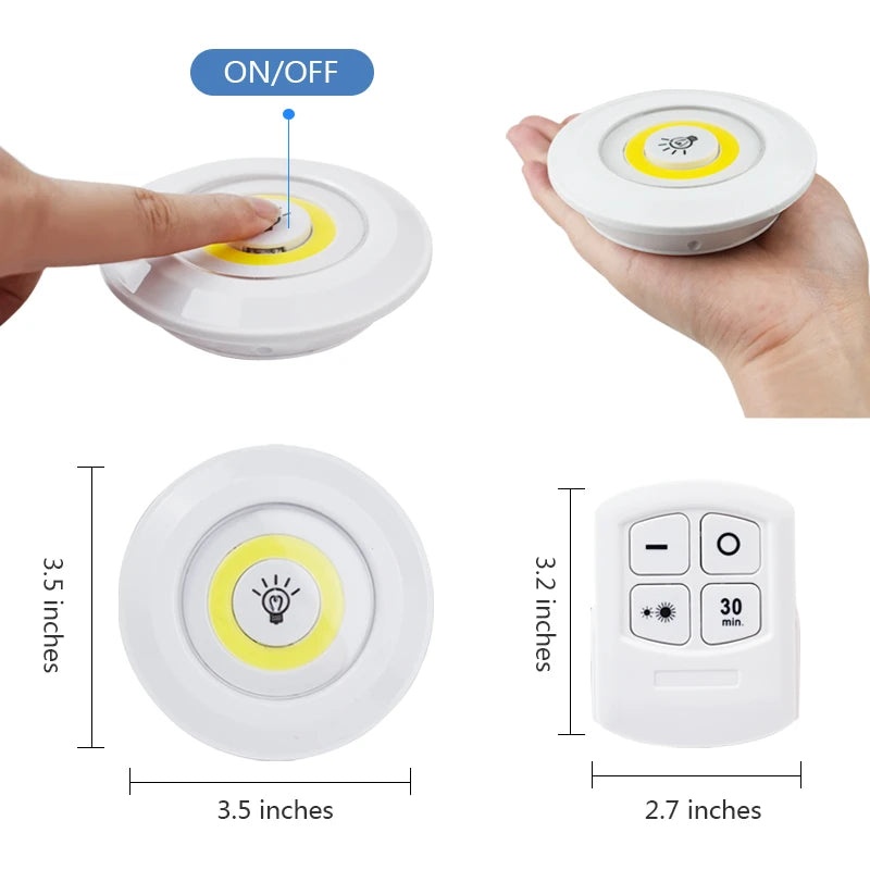 Lamparas luz led portatiles