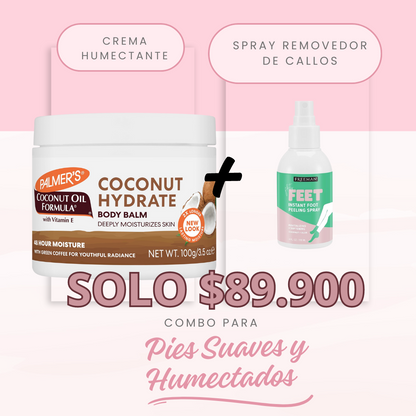 ¡Combo Perfecto para Pies Suaves y Humectados!