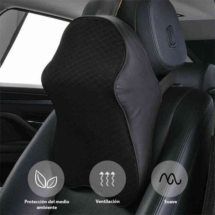 La más cómoda: almohadilla para el cuello del asiento del automóvil