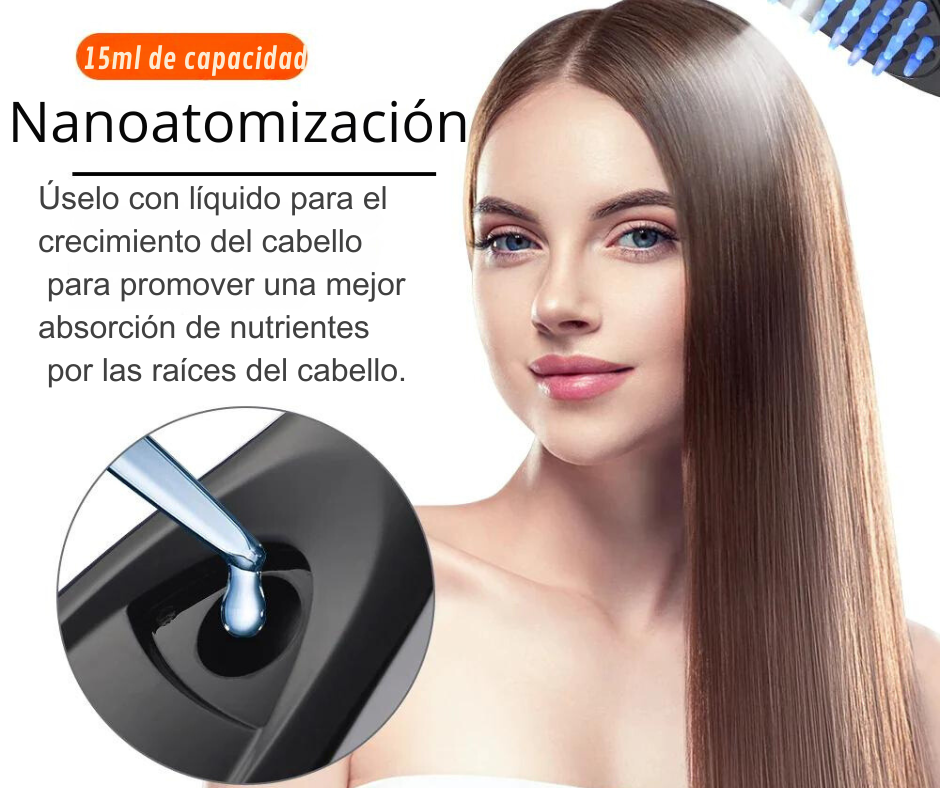 Cepillo con nanotecnologia para el cabello