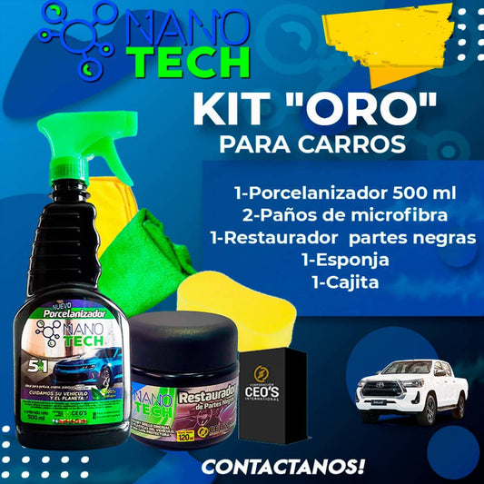 Kit Porcelanizador con nanotecnología