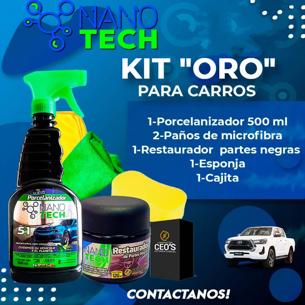 Kit de polichado y encerado para carro