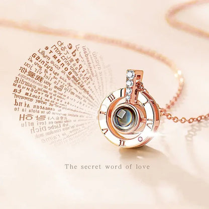 Collar De Amor En 100 Idiomas + Anillo Gratis