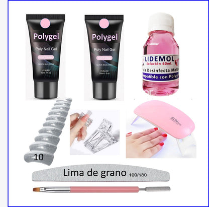 Kit de polygel uñas 💅🏻