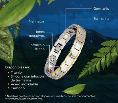 💆‍♀️Pulseras biomagnetica para pareja💏