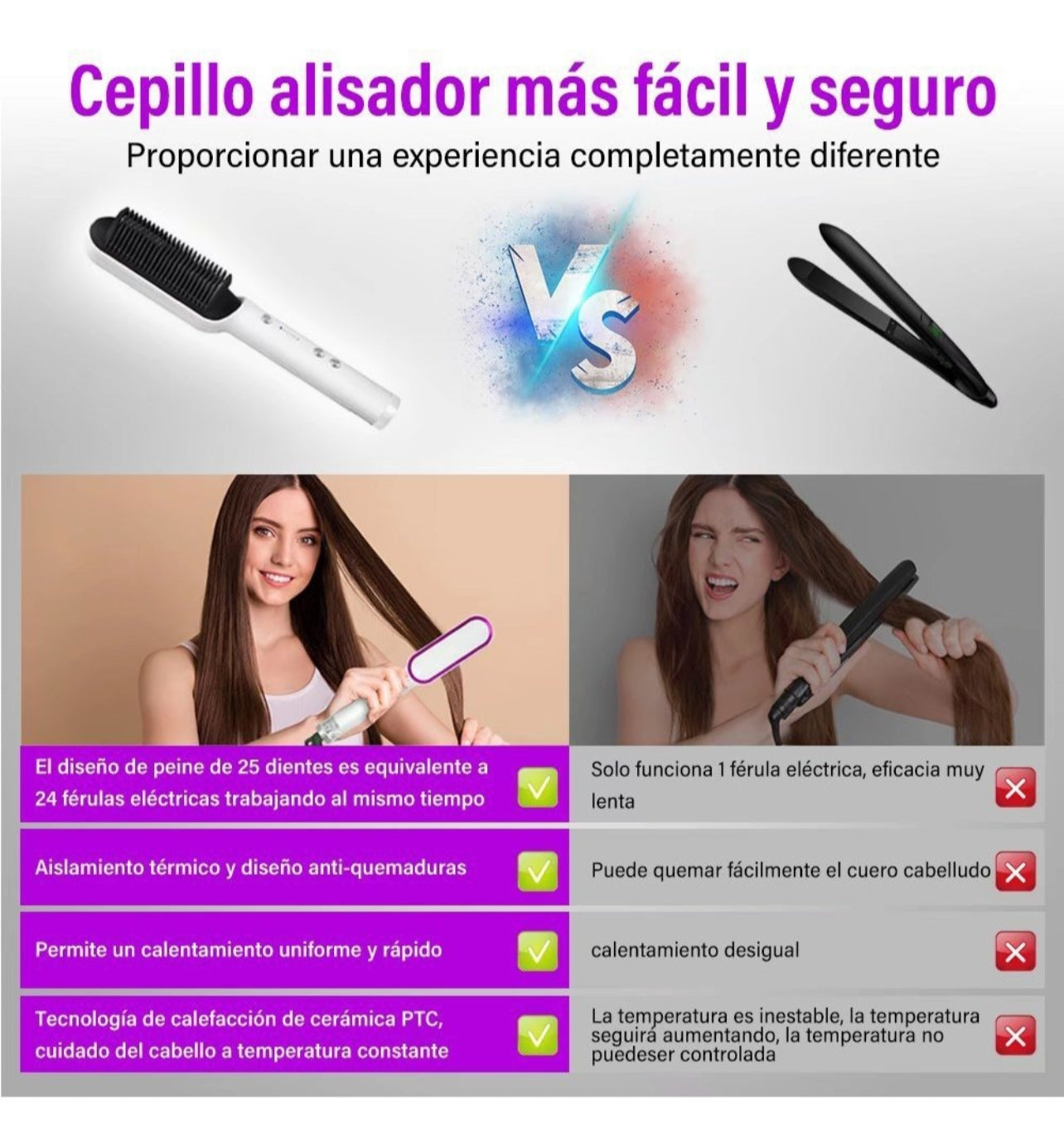 Cepillo Alisador👩🏻‍🦰